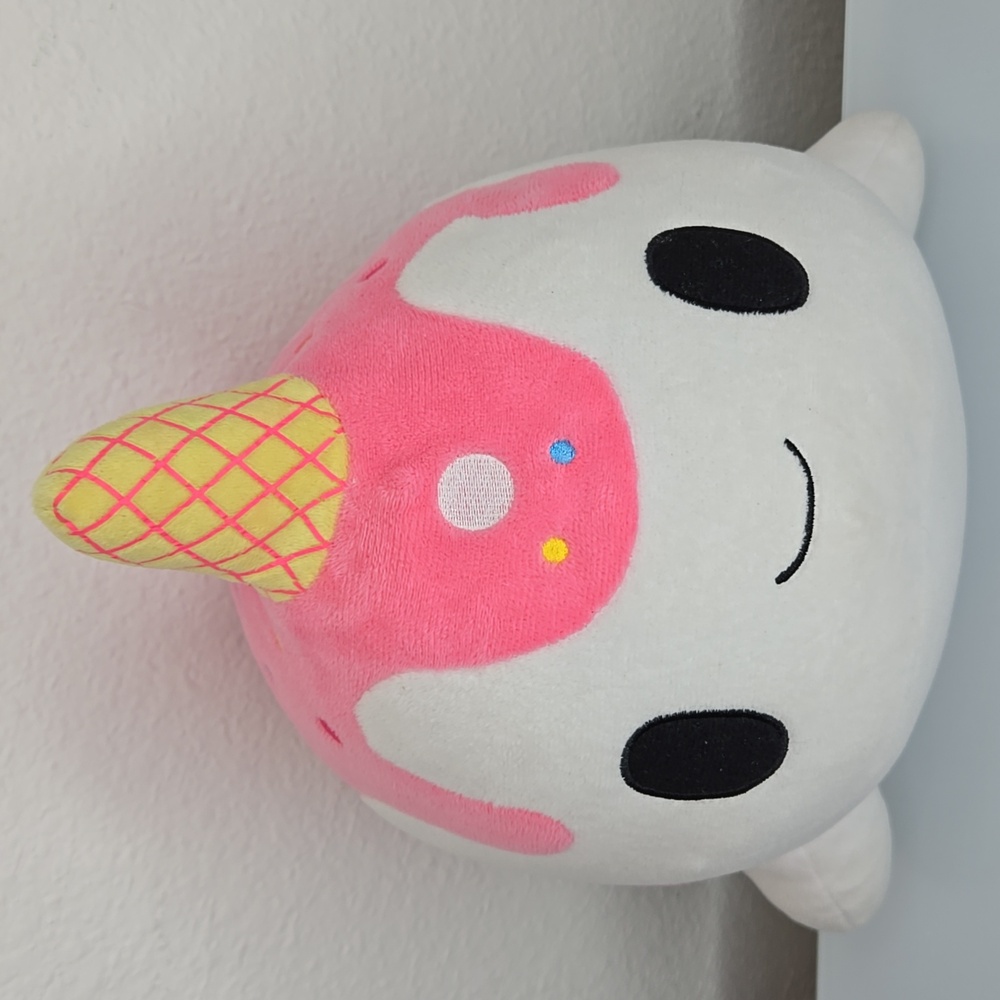 Tasty Peach Studios Nomwhal (Narwhal) Vanilla-Berry Whale Plush 17.5"